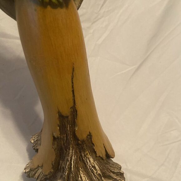 EUC Tree Angel Figurine resin Lily spiritual statue tabletop ‎ 16”x 4” - Picture 12 of 12